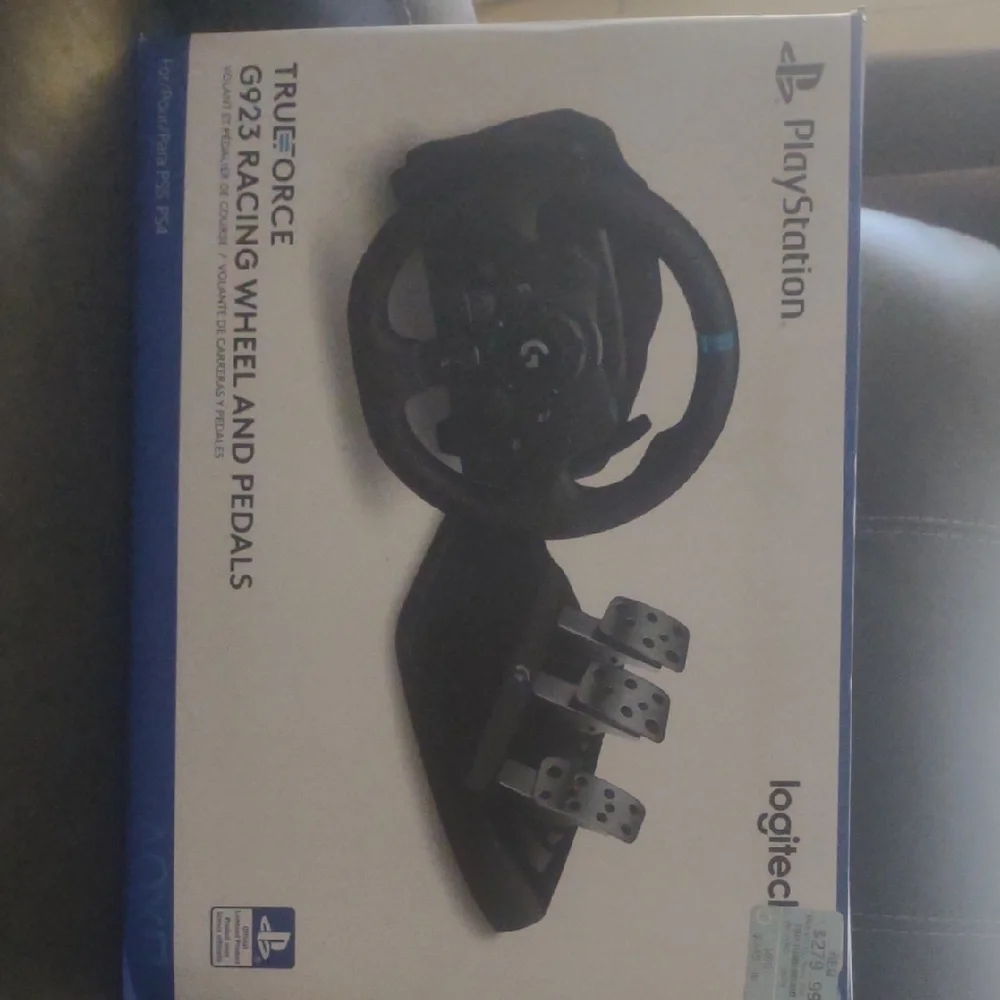 Logitech Black VR Steering Wheel Controller
